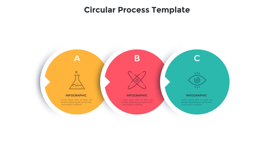 Modern infographic template vector image