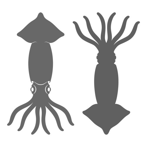 Abyssal authority iconic emblem tentacle tactic Vector Image