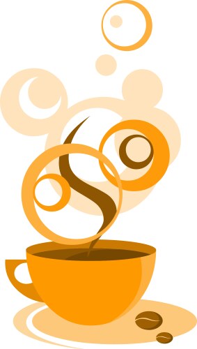 Coffee natural Royalty Free Vector Image - VectorStock