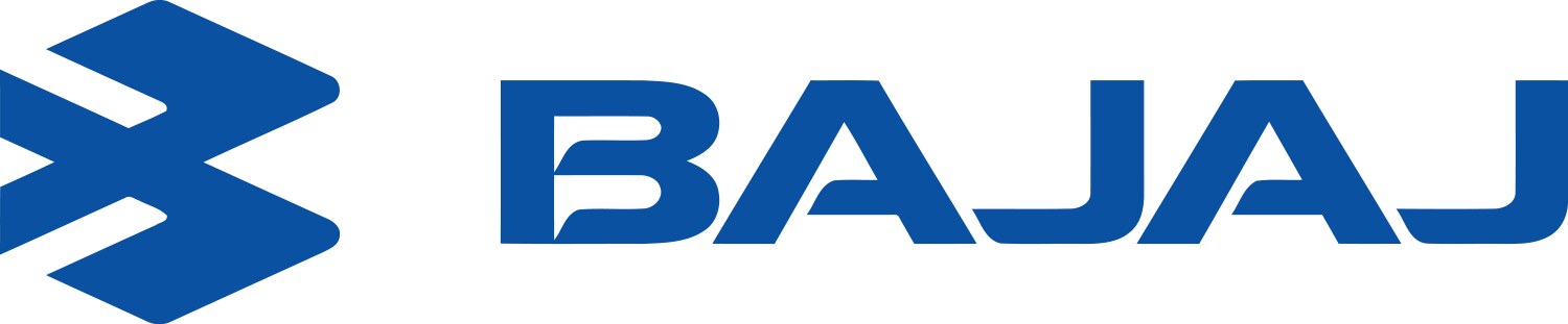 bajaj logo auto limited vector image