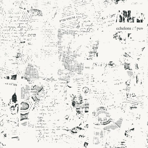 Newspaper Collage Seamless Vector Images (over 370)