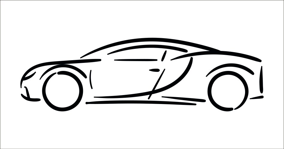 concept of car icon vector image