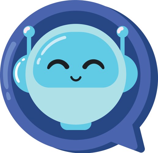 Chatbot coding technology Royalty Free Vector Image