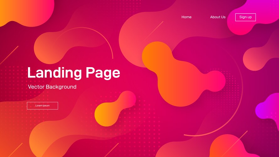 Liquid dynamic background Royalty Free Vector Image