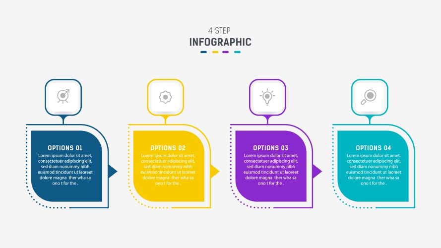 Review Step Label Three step infographic label design template Vector Image