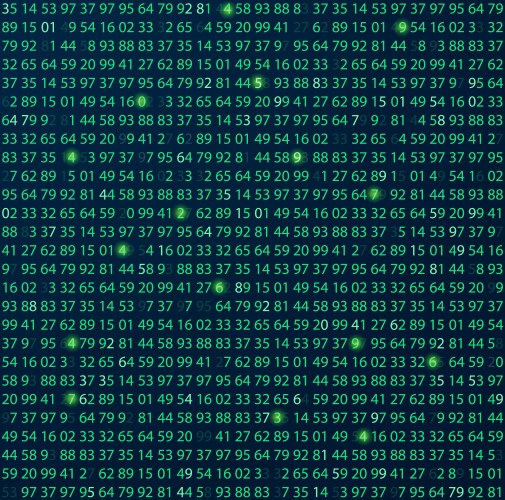 Template coding and programming theme green vector image