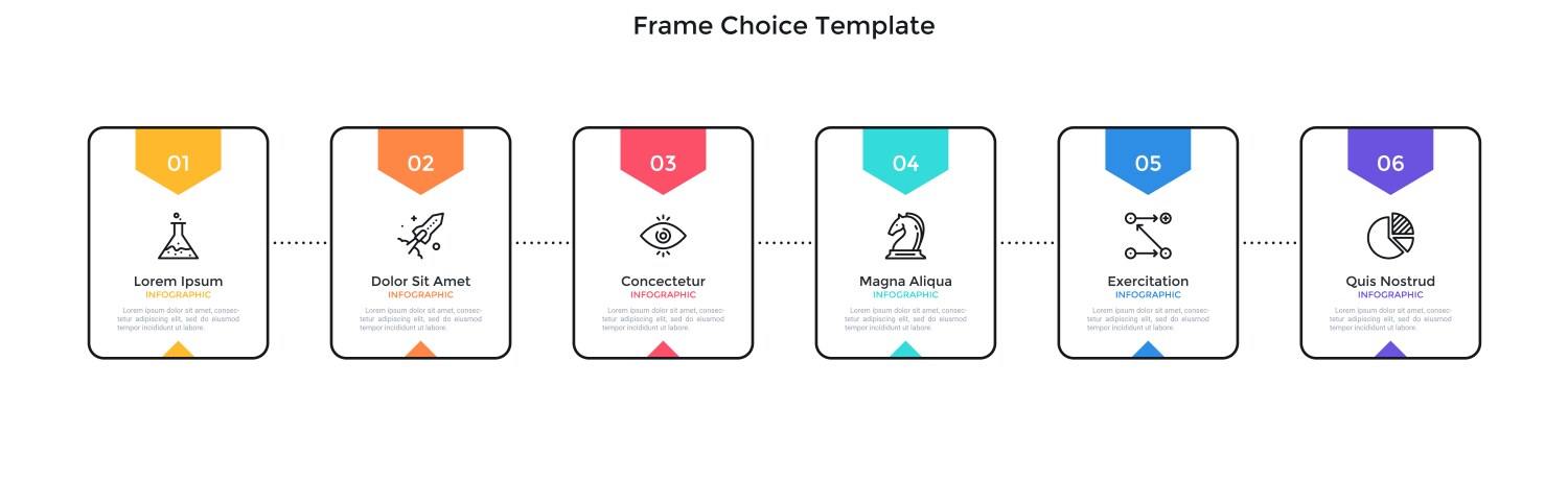 modern infographic template vector image