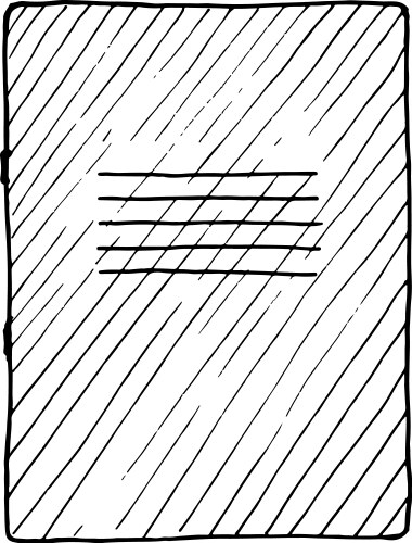 Vintage Notebook vector image