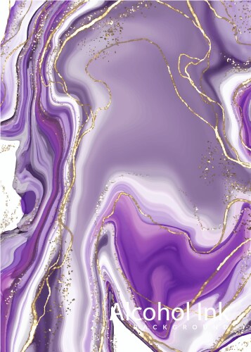 Alcohol ink watercolor background aesthetic dark Vector Image