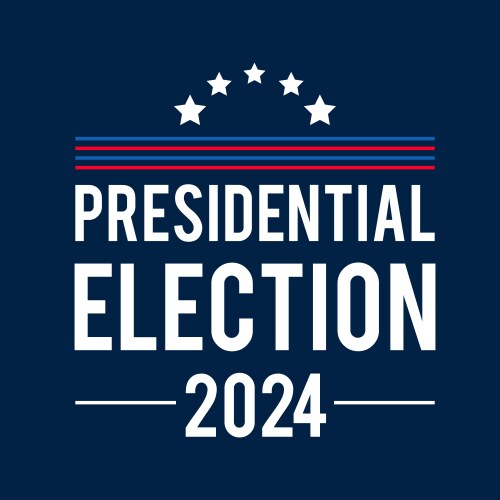 Presidential election 2024 united states Vector Image