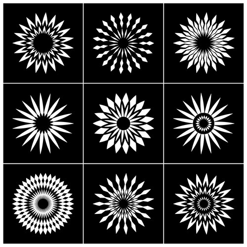 Design elements set Vector Image