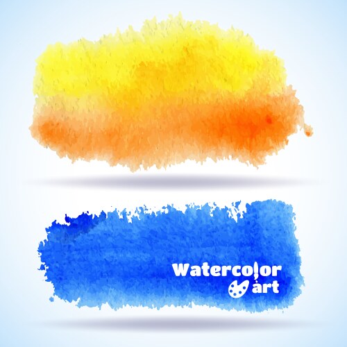 watercolor abstract background vector image