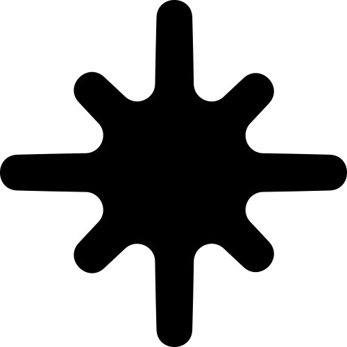 Black Star Rounded Rounded Star Silhouette Vector Images (over 11,000)