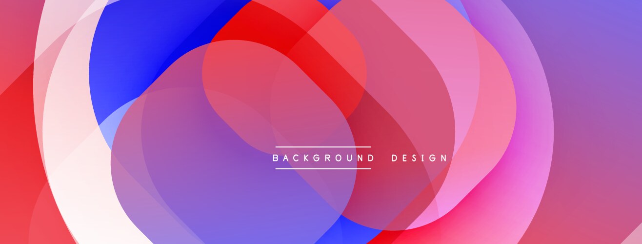 Abstract colorful layers create dynamic visual vector image