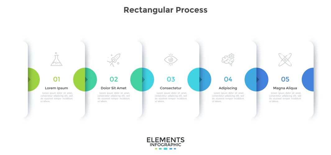 modern infographic template vector image