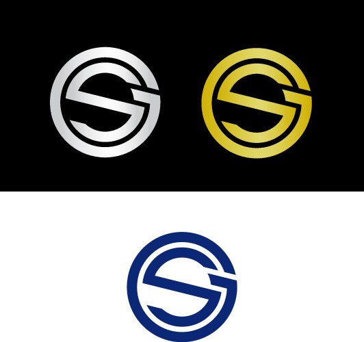 Gs logo vector image