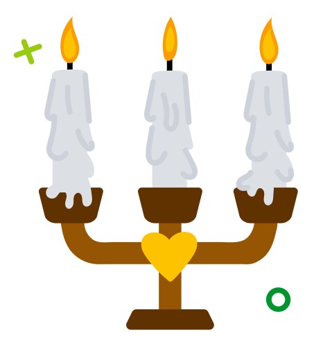 Candelabra vector image