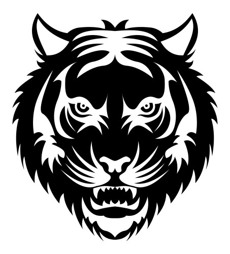 Tiger logo creative and original Vector Image