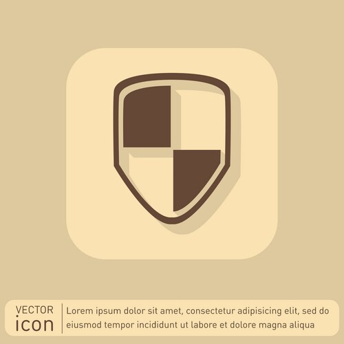 Protect shield icon (4809979) – Royalty-Free Vector | VectorStock