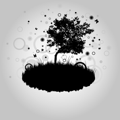 Magic tree Royalty Free Vector Image - VectorStock