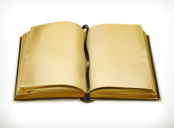 Open book gold logo Royalty Free Vector Image - VectorStock