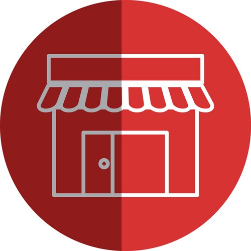 Storefront Icon - Building Exterior – Royalty-Free Vector | VectorStock