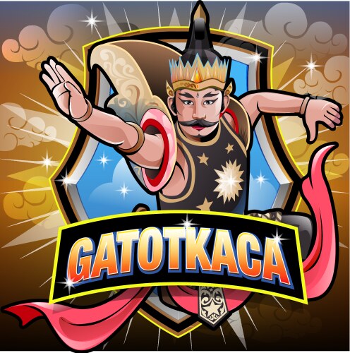 Gatotkaca esport vector image