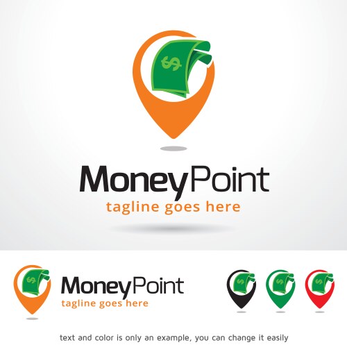 money logo template vector image