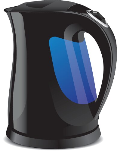 electric kettle vector image