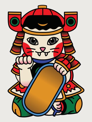 Spartan old school tattoo Vector Image