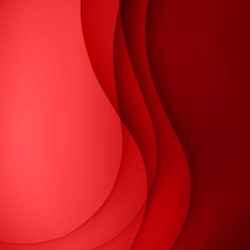 Red and black glossy wavy abstract background Vector Image