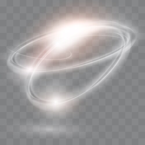 Transparent white light effect background Vector Image
