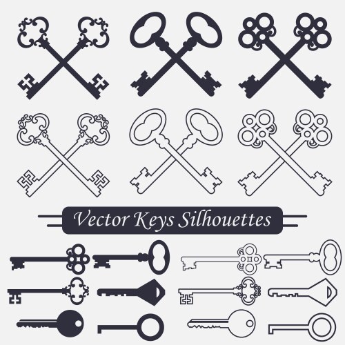 Keys Royalty Free Vector Image - VectorStock