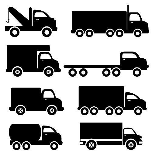Trucks Royalty Free Vector Image - VectorStock