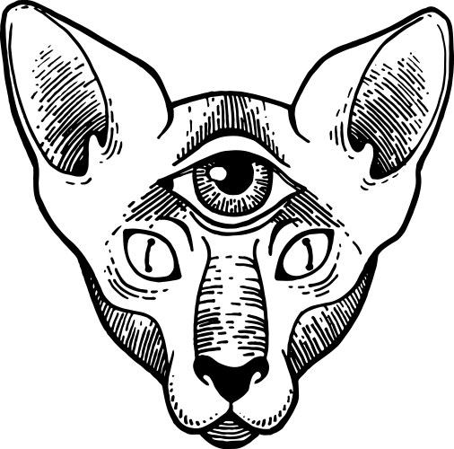 Tattoo design artwork for print and textiles Vector Image