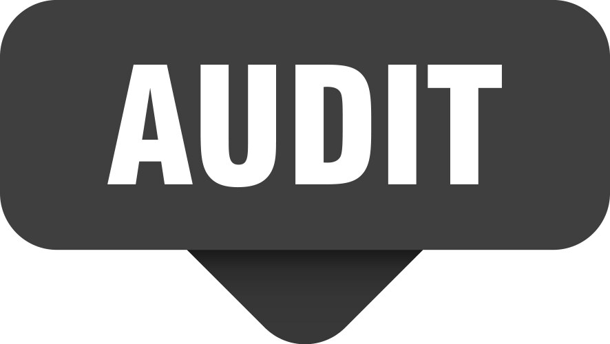 Internal audit sticker sign Royalty Free Vector Image