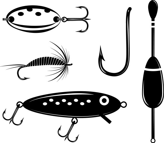 Fishing Lure Set - Artificial Wobbler Vector Image