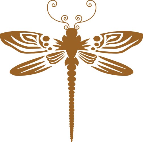 Dragonfly Stencil Vector Images (over 110)