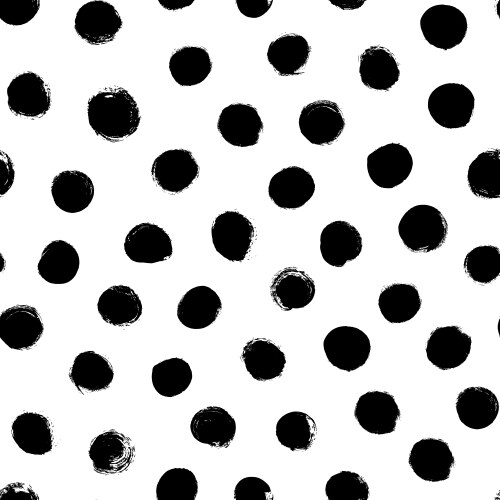 Grunge Polka Dot Pattern vector image
