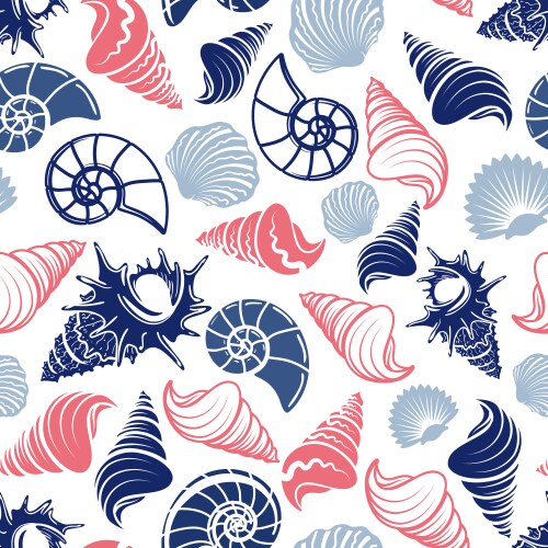 Colorful underwater ocean life seamless pattern Vector Image