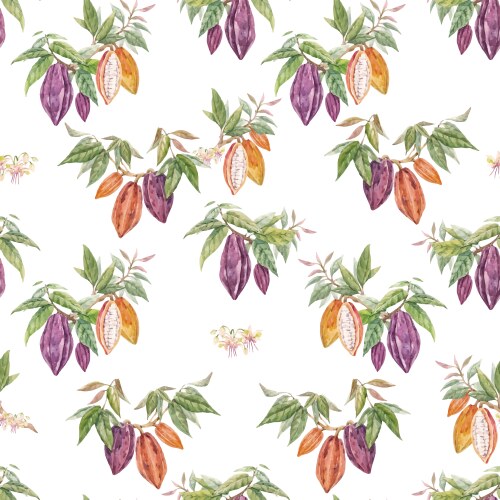 beautiful seamless tropical pattern vector image