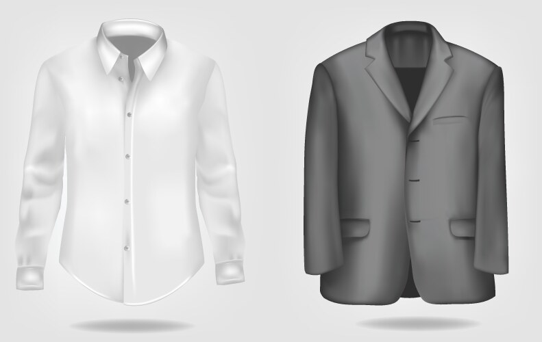 suit and shirt vector image vector image