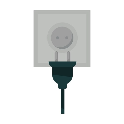 Power plug Royalty Free Vector Image - VectorStock