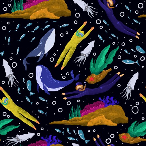 Diver Pattern Vector Images (over 1,500)