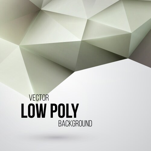Low poly triangular background design element vektorbild