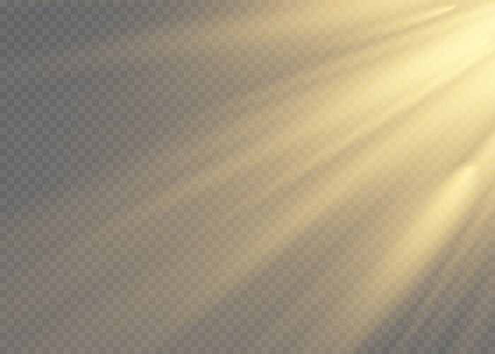 Sun rays light on black background Royalty Free Vector Image