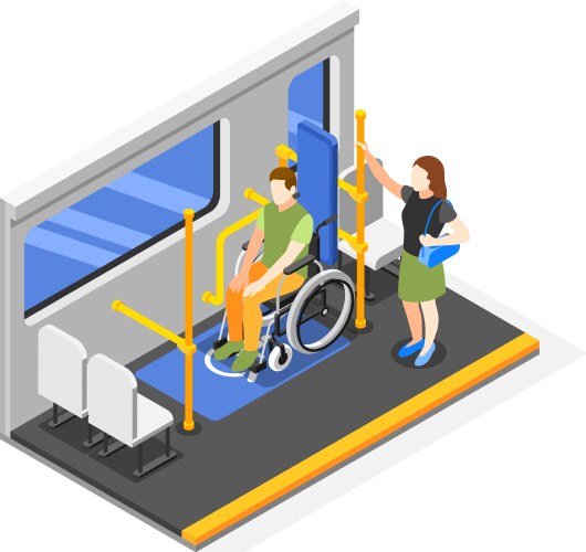 Accessible Bus Stop (9176034) – Royalty-Free Vector | VectorStock
