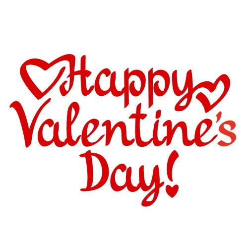 Happy valentines day vector image