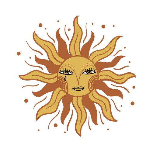 Medieval sun Vector Images & Graphics for Commercial Use | VectorStock