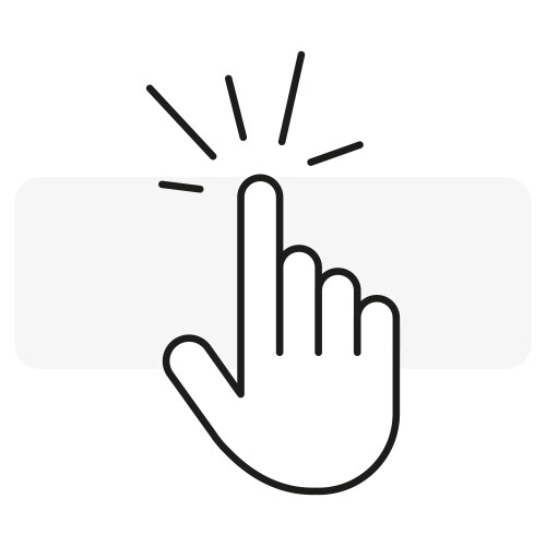 Finger pointer arrow mouse cursor vektorbild